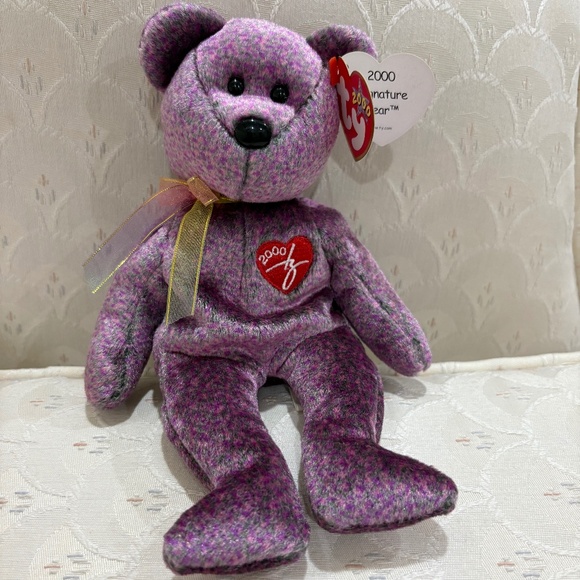 Retired Ty 2000 Signature Bear-Excellent Condition - Picture 1 of 7